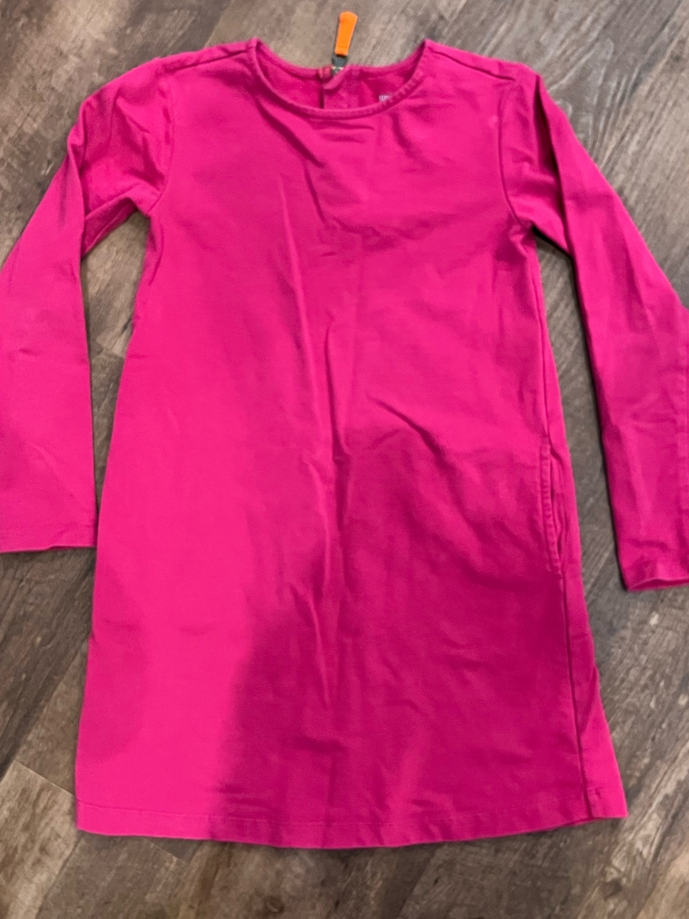 Primary Pink Youth Dress with Pockets